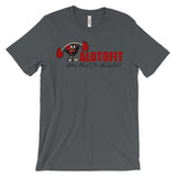 Alotofit Muscle Up Red/Black/White Logo Unisex Short Sleeve T-shirt