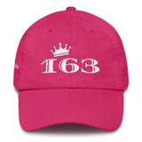 Alotofit 163 White Dad Cotton Cap w/ side branding