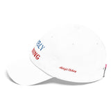 Alotofit Humbly Winning Royal/Red Cotton Dad Cap w/ side branding