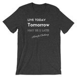 Alotofit Live Today White Short-Sleeve Unisex T-Shirt