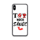Alotofit Too Much Sauce Blk/Red IPhone Case