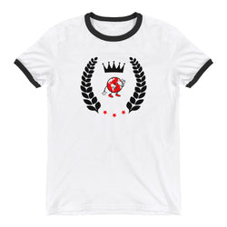 Alotofit Luxury Globeman Blk/Red/White Ringer T-Shirt