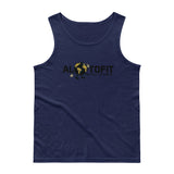 Alotofit Globeman Black & Gold Logo Tank Top
