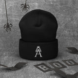 Alotofit Royal A White Embroidered Cuffed Beanie
