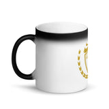 Alotofit Luxury Gold Text Matte Black Magic Mug