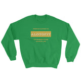 Alotofit Premium Clothing MetallicGold/White Sweatshirt