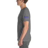 Alotofit Money, Power, Respect Blk/Blue Short-Sleeve Unisex T-Shirt
