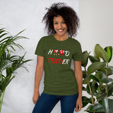 Alotofit HOOD TENDER Bartending Short-Sleeve Unisex T-Shirt w/ sleeve and back print