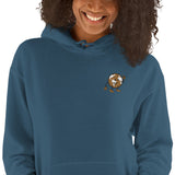 Alotofit Embroidered Gold/Wht/Blk Logo Hooded Sweatshirt