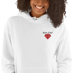 Alotofit Embroidered Rare Find Blk/Red Hooded Sweatshirt
