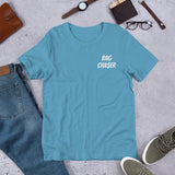 BAG CHA$ER White Embroidery Short-Sleeve Unisex T-Shirt