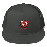 Alotofit Original Logo Red/Wht/Blk Trucker Cap
