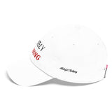 Alotofit Humbly Winning Blk/Red Cotton Dad Cap w/ side branding