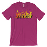 Alotofit Fire Black Logo Unisex Short Sleeve T-shirt