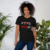 Alotofit HOOD TENDER Bartending Short-Sleeve Unisex T-Shirt w/ sleeve and back print