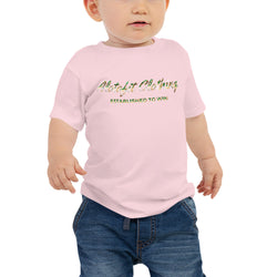 Alotofit Clothing Mardi Gras Established To Win Baby Jersey Short Sleeve Tee