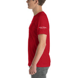 Alotofit Money, Power, Respect White/Blue Short-Sleeve Unisex T-Shirt