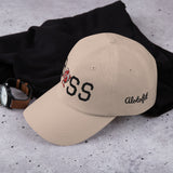 Alotofit Boss Blk/Red Embroidered Dad hat