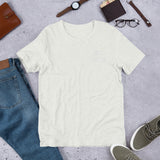 BAG CHA$ER White Embroidery Short-Sleeve Unisex T-Shirt