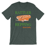 Alotofit Rattler Repping Unisex short sleeve t-shirt w/ outside logo