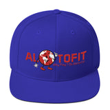 Alotofit Globeman Red/White Logo Wool Blend Snapback