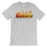 Alotofit Fire Black Logo Unisex Short Sleeve T-shirt