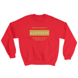 Alotofit Premium Clothing MetallicGold/White Sweatshirt