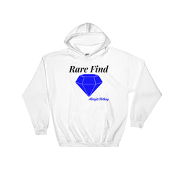 Alotofit Rare Find Blue Black Hooded Sweatshirt w/ outside logo
