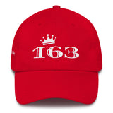 Alotofit 163 White Dad Cotton Cap w/ side branding