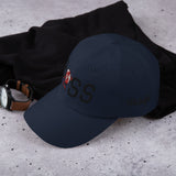Alotofit Boss Blk/Red Embroidered Dad hat