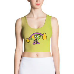 Alotofit Muscle Up Tropical Apple Sublimation Cut & Sew Crop Top
