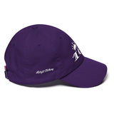 Alotofit 163 White Dad Cotton Cap w/ side branding