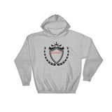 Alotofit Luxury Black Red Logo Hooded Sweatshirt w/ outside label