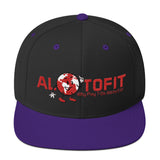 Alotofit Globeman Red/White Logo Wool Blend Snapback