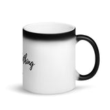 Alotofit A-Hold Logo Blk/Red Text Matte Black Magic Mug