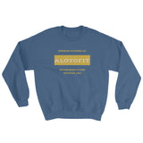 Alotofit Premium Clothing MetallicGold/White Sweatshirt