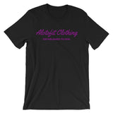 Alotofit Clothing Purple Logo Unisex short sleeve t-shirt