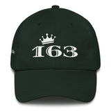 Alotofit 163 White Dad Cotton Cap w/ side branding