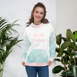 Alotofit Custom Print & Tailored Glitter Diamond Pink Text Unisex Hoodie