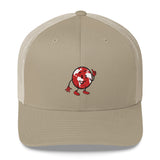 Alotofit Original Logo Red/Wht/Blk Trucker Cap