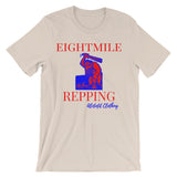 Alotofit Eightmile Repping Red Blue Unisex short sleeve t-shirt w/ outside logo