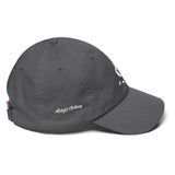 Alotofit Original Logo Only White Dad Cotton Cap w/ side branding