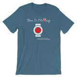 Alotofit Time Is Money White-Red Short-Sleeve Unisex T-Shirt