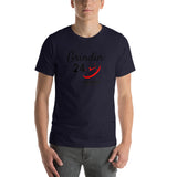 Alotofit Grindin 24/7 Blk/Red Short-Sleeve Unisex T-Shirt