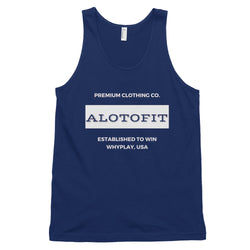 Alotofit Premium Clothing White Classic tank top (unisex)