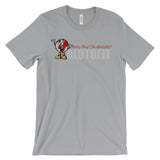 Alotofit We Working White/Red Logo Unisex Short Sleeve T-shirt