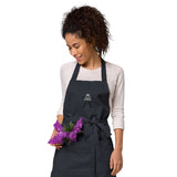 Alotofit Royal A Embroidered Logo Red/Blk/Wht Organic cotton apron