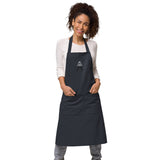 Alotofit Royal A Embroidered Logo Red/Blk/Wht Organic cotton apron