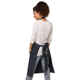 Alotofit Royal A Embroidered Logo Red/Blk/Wht Organic cotton apron