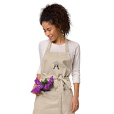 Alotofit Royal A Embroidered Logo Red/Blk/Wht Organic cotton apron